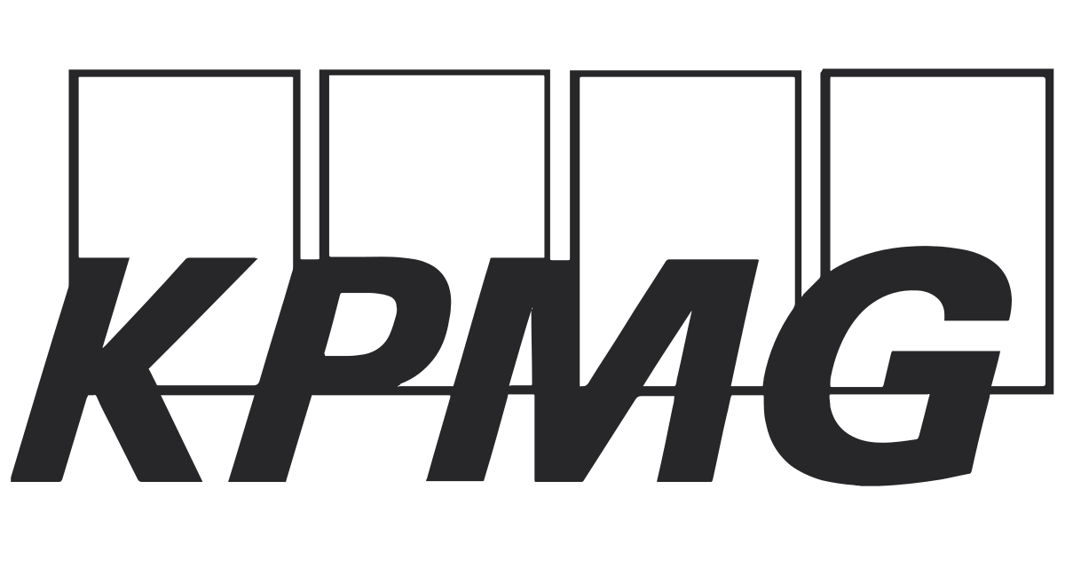 Logotipo de la firma global de auditoría y consultoría KPMG, aliado corporativo de CyberIA Solutions