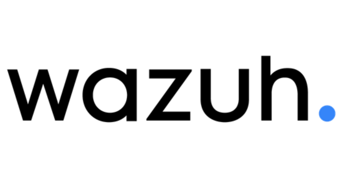 Logotipo oficial de Wazuh Open Source Security, plataforma SIEM y XDR integrada en iaDefense de CyberIA Solutions